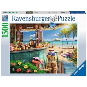 Ravensburger - Puzzle Adulte 1500p - Le Bar du Bord de Plage - Adultes, Enfants dès 14 Ans - Puzzle de qualité supérieure 80x60cm - Plage de rêve - 17463 pas cher