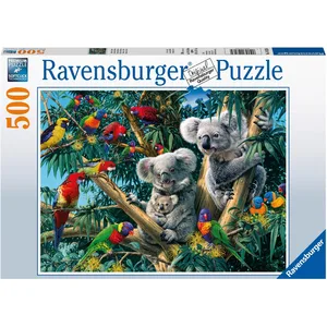Ravensburger - Puzzle Adulte - Puzzle 500 p - Koalas dans l'arbre - 14826 pas cher