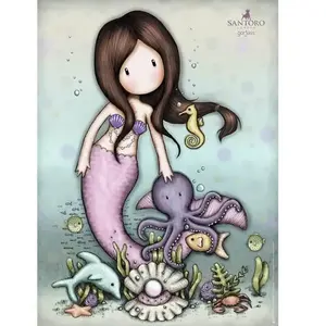 Puzzle 500 pièces Ravensburger Nice to Sea you Gorjuss pas cher