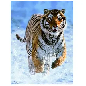 Puzzle 500 pièces Ravensburger Tigre dans la neige pas cher