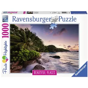 Puzzle 1000 pièces Ravensburger Île Praslin Seychelles pas cher