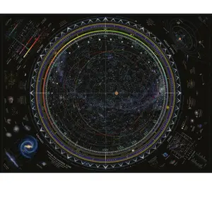 Puzzle Carte de l'univers - Ravensburger - 1500 pièces - Thème Voyage et cartes pas cher