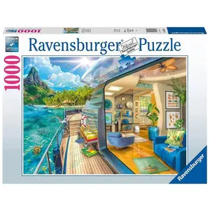 Puzzle 1000 pièces Ravensburger - Île Tropicale pas cher