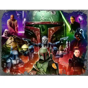 Puzzle 1500 pièces Ravensburger Boba Fett chasseur de primes Star Wars... pas cher
