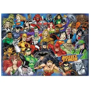 Puzzle 1000 pièces Ravensburger DC Comics Challenge Puzzle pas cher