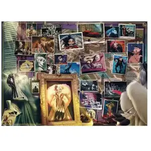 Ravensburger Puzzle 1000 pièces : Disney Villainous : Cruella d'Enfer Coloris Unique pas cher