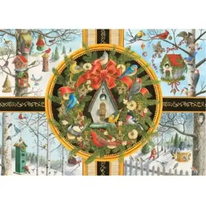 RAVENSBURGER Puzzle de Noël pour oiseaux chanteurs XXL 500 pièces pas cher