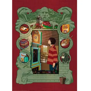 Ravensburger Puzzle 1000 pièces : Harry Potter chez la famille Weasley pas cher