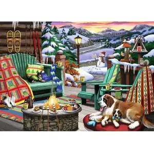 Ravensburger Puzzle 500 pièces XXL : Après-ski pas cher