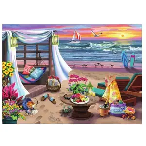 RAVENSBURGER Cabana Beach Puzzle XXL 500 pièces pas cher