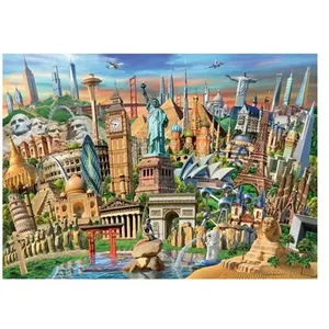 Puzzle Ravensburger - Monuments du monde, 1000 pièces pas cher