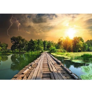 Puzzle Adulte 1000 pièces - Paysage Lumière Mystique - Ravensburger pas cher