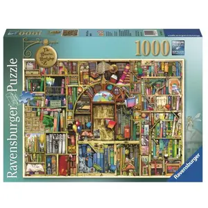 Puzzle 1000 pièces Bibliothèque bizarre Ravensburger pas cher
