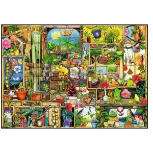 Ravensburger Puzzle 1000 pièces Colin Thompson: Etagère de Jardin pas cher