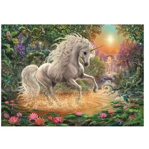 Puzzle 1000 pièces Ravensburger Mystique licorne pas cher