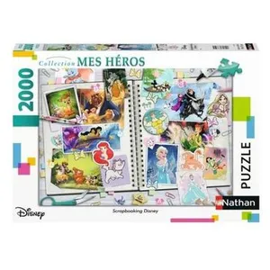Puzzle 2000 pièces Nathan Scrapbooking Disney pas cher