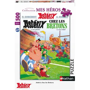 Puzzle Nathan Asterix chez les Bretons 500 pièces pas cher