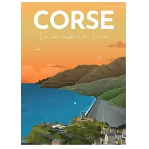 Nathan Puzzle 500 P - Affiche De La Corse / Louis L'affiche pas cher
