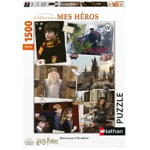 Nathan Puzzle 1500 pieces - Bienvenue a Poudlard / Harry Potter pas cher