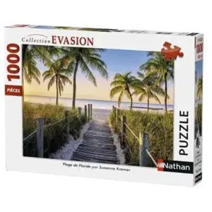 Nathan - Puzzle 1000 Pièces - Plage De Floride pas cher