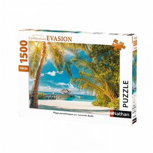 Ravensburger Nathan - Puzzle - Sethi Premier Et Hathor / Fresque egyptienne - 1500 Pieces - Ref :876648 pas cher