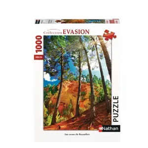 Ravensburger Puzzle 1000 pièces Nathan Les ocres de Roussillon pas cher
