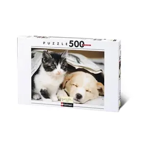 Puzzle 500 pièces Nathan Réveille-toi Ravensburger TU pas cher