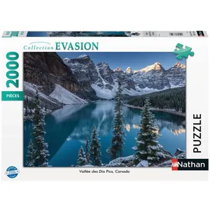 Nathan Puzzle 2000 P - Vallée Des Dix Pics, Canada pas cher