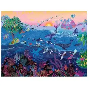 Nathan - Puzzle 2000 pieces - Merveilles de locean / Peggy Nille pas cher
