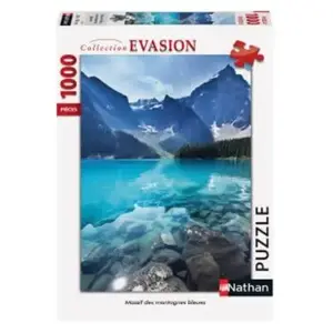 Puzzle 1000 pièces Nathan Massif des montagnes bleues pas cher