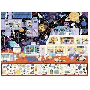 Nathan Puzzle Cherche et Trouve Dans l'Espace - 150 Pièces pour Enfants - Neuf pas cher