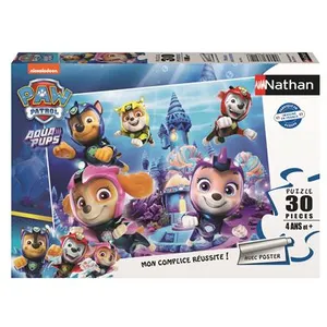 Puzzle Nathan Mission sous-marine Pat'Patrouille 30 pièces pas cher