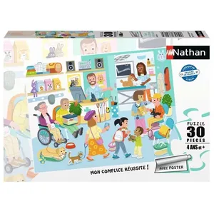 Puzzle 30 pièces : Dans la clinique vétérinaire Nathan-Ravensburger-8621 pas cher