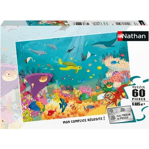 Puzzle enfant Nathan Animaux des océans 60 pièces pas cher