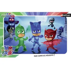 Nathan Puzzle 15 pièces Les pyjamasques : Yoyo, Bibou et Gluglu pas cher