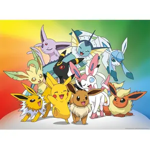 Comparateur de prix : Puzzle 150 pièces Nathan Pokémon Evoli et ses évolutions