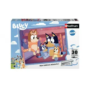 Puzzle 30 pièces Nathan Bluey L’heure de dormir pas cher