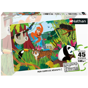 Pièces XXL - Les Animaux de la Jungle 45 Pièces Nathan pas cher