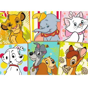 Puzzle - NATHAN - Mes animaux Disney préférés - 45 pièces - 5 ans et + - Dimensions 36x26 cm pas cher