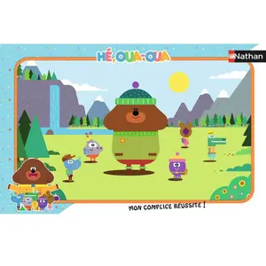Nathan Ravensburger Puzzle cadre 15 pièces : Oua Oua à la montagne : Hé, Oua-Oua pas cher