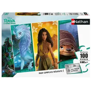 Puzzle enfant Nathan Disney Raya et le dernier dragon 100 pièces pas cher