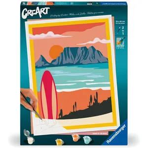 Comparateur de prix : Ravensburger CreArt - 30x40 cm Peinture par numeros Sunset