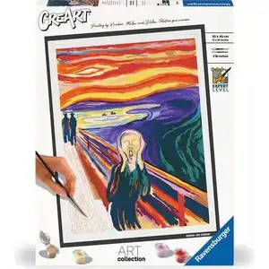 Ravensburger Peinture par numero adulte - creart 30x40cm le cri 23691 pas cher