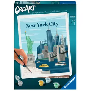 Comparateur de prix : RAVENSBURGER Creart New York peinture