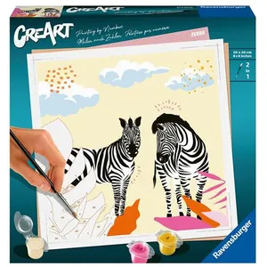 Set de peinture par chiffres Ravensburger Zebra pas cher