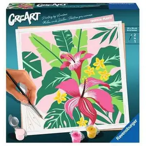 Ravensburger Verlag CreArt 20x20cm Tropical Plants pas cher