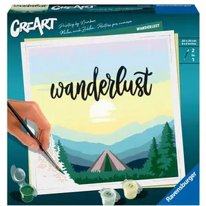 Peinture par numéros pour adultes Ravensburger CreArt Wanderlust