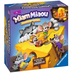 Comparateur de prix : Jeu de société Ravensburger Miam Miaou La course aux fromages