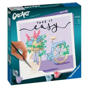 Comparateur de prix : Peinture Ravensburger CreArt Carré Take it easy