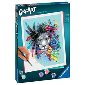 Comparateur de prix : Peinture Ravensburger CreArt Grand Colorful Lion
